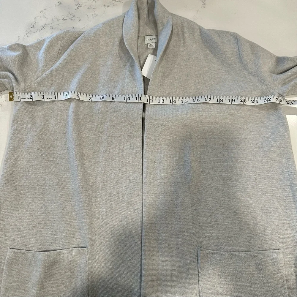 **NWT** J. Crew Women's Gray Open Front Cardigan